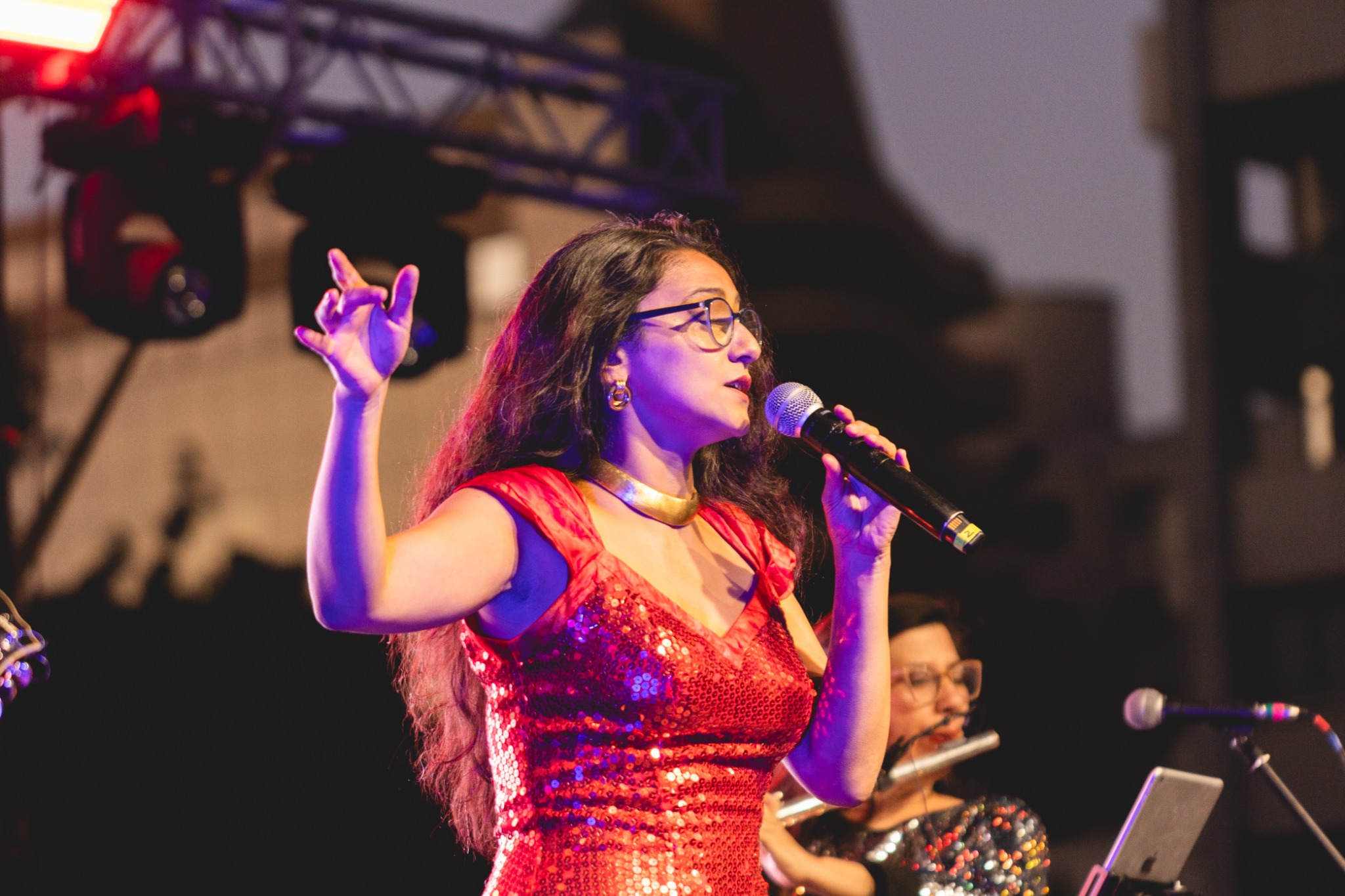 Marina León en escena