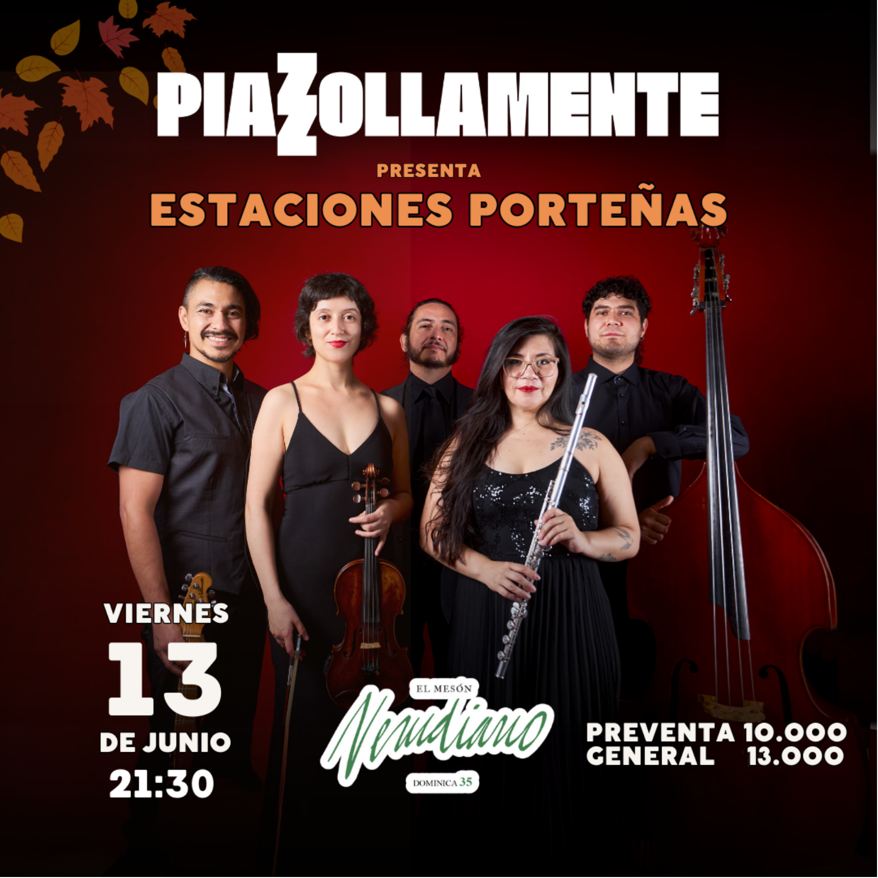 Las 4 Estaciones Porteñas en Mesón Nerudiano