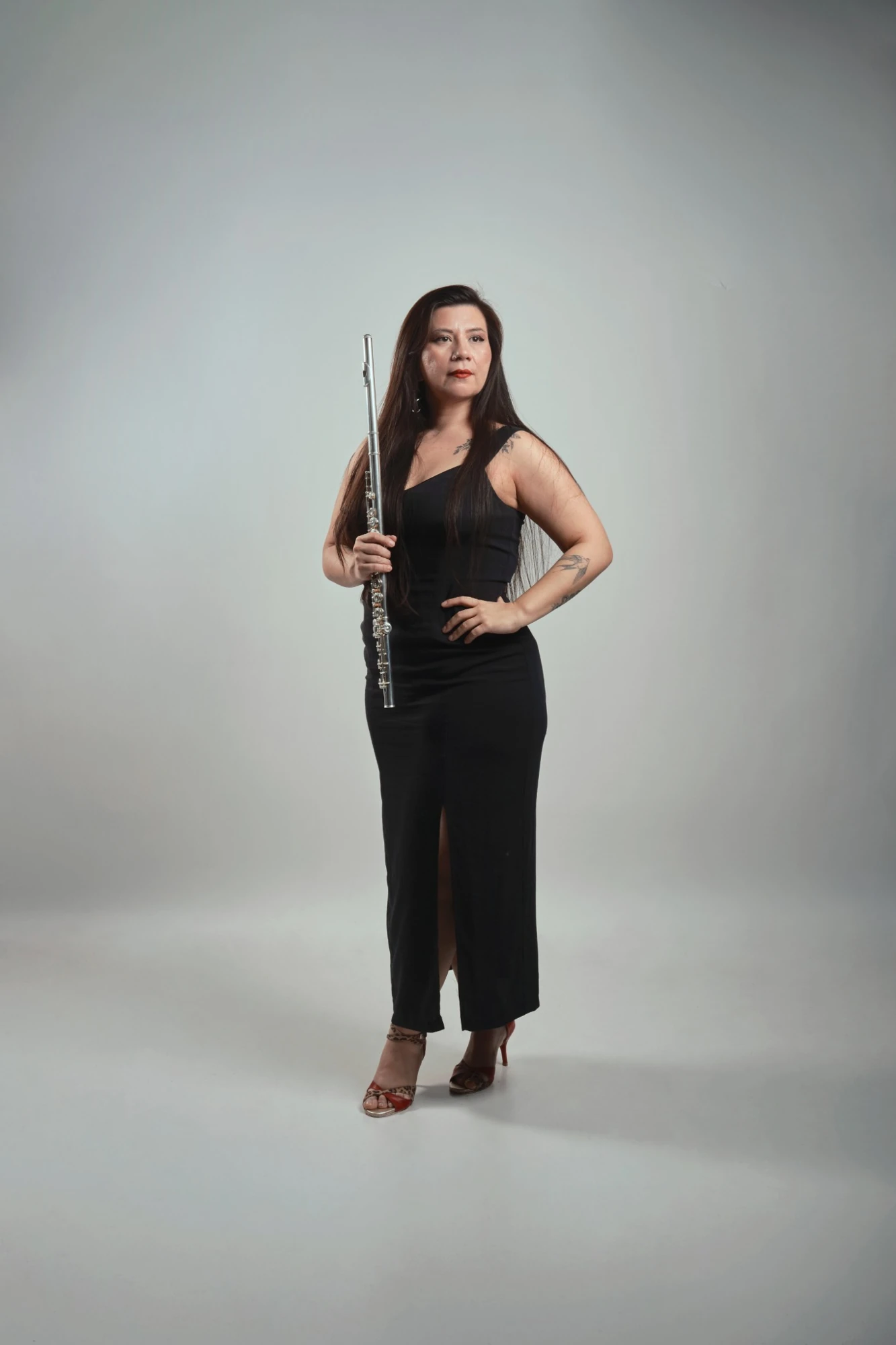 Retrato de Valentina Galaz · flauta traversa